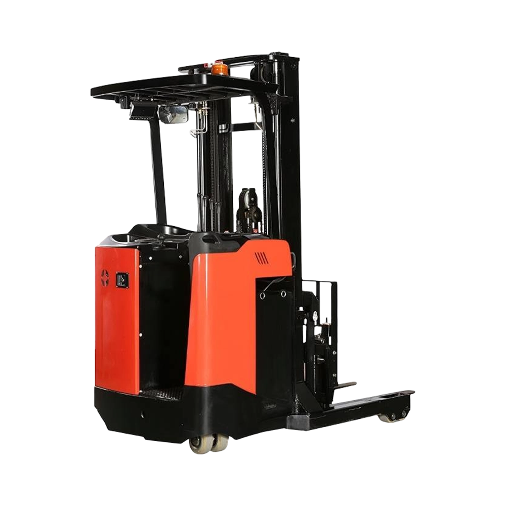 Camión de alcance eléctrico vertical portátil de 1,2 toneladas que funciona con baterías